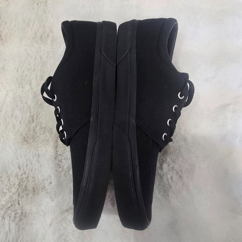 Polo Ralph Lauren Faxon X Men's Triple Black Pony Sneakers Sizes NEW Canvas - Picture 9 of 10